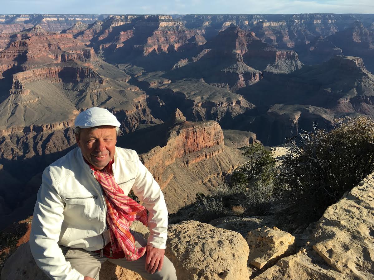 Muž s gamčou na Grand Canyonu (nedovolil nijak
přiblížit jeho identitu)